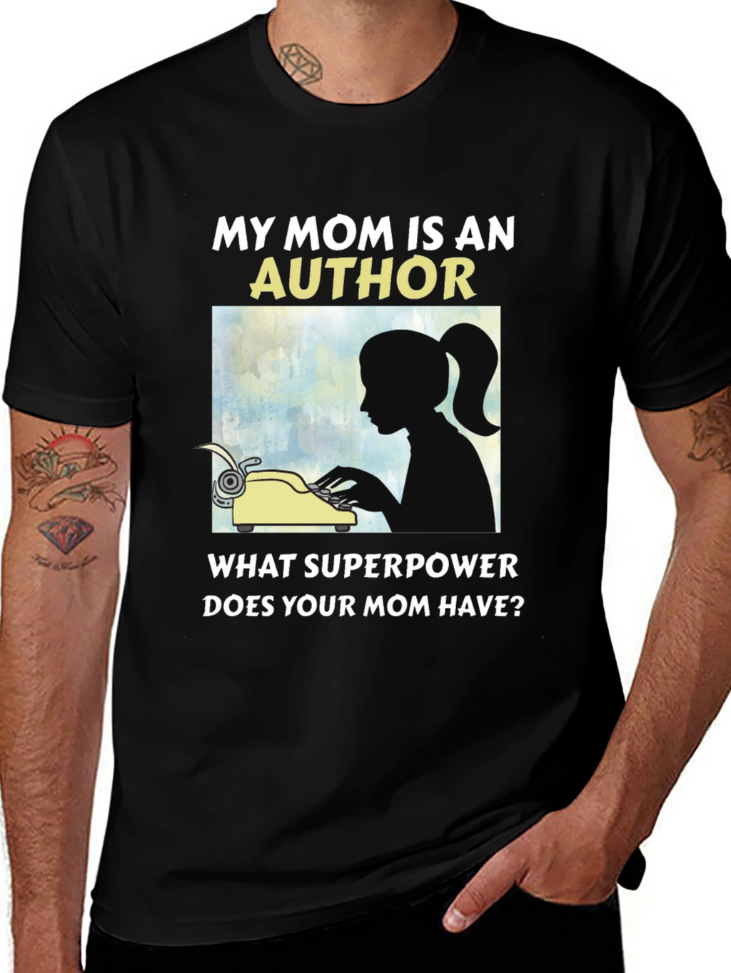 My Mom is An Author T-Shirt Novelty Tee