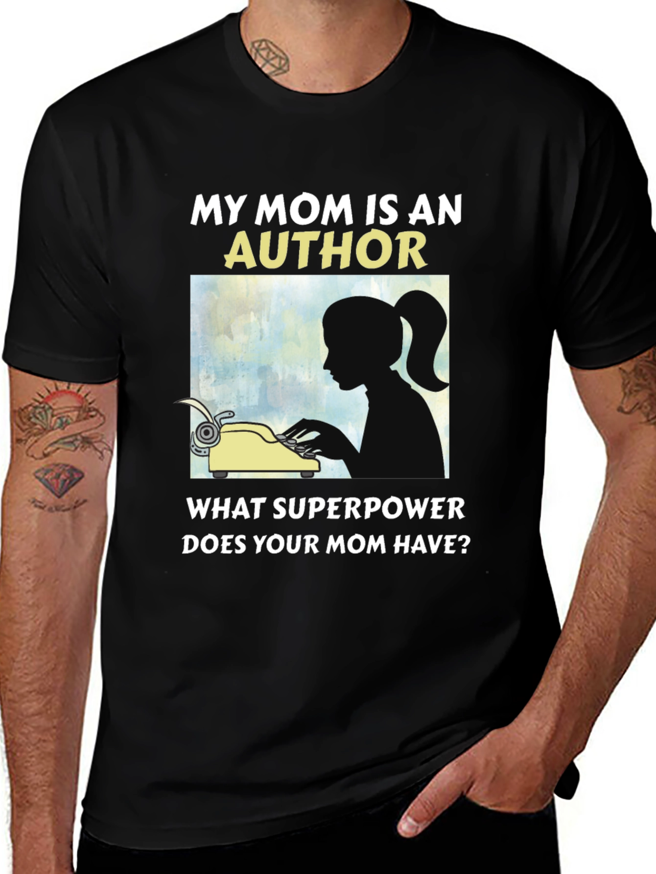 My Mom is An Author T-Shirt Novelty Tee