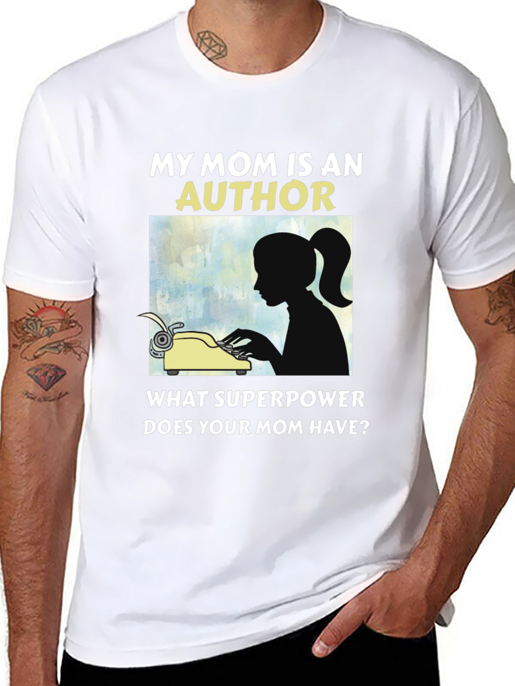 My Mom is An Author T-Shirt Novelty Tee