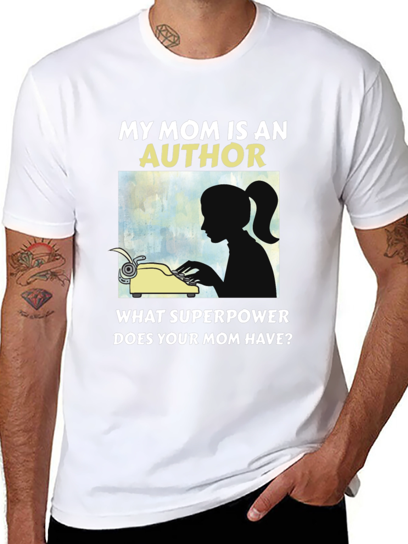 My Mom is An Author T-Shirt Novelty Tee