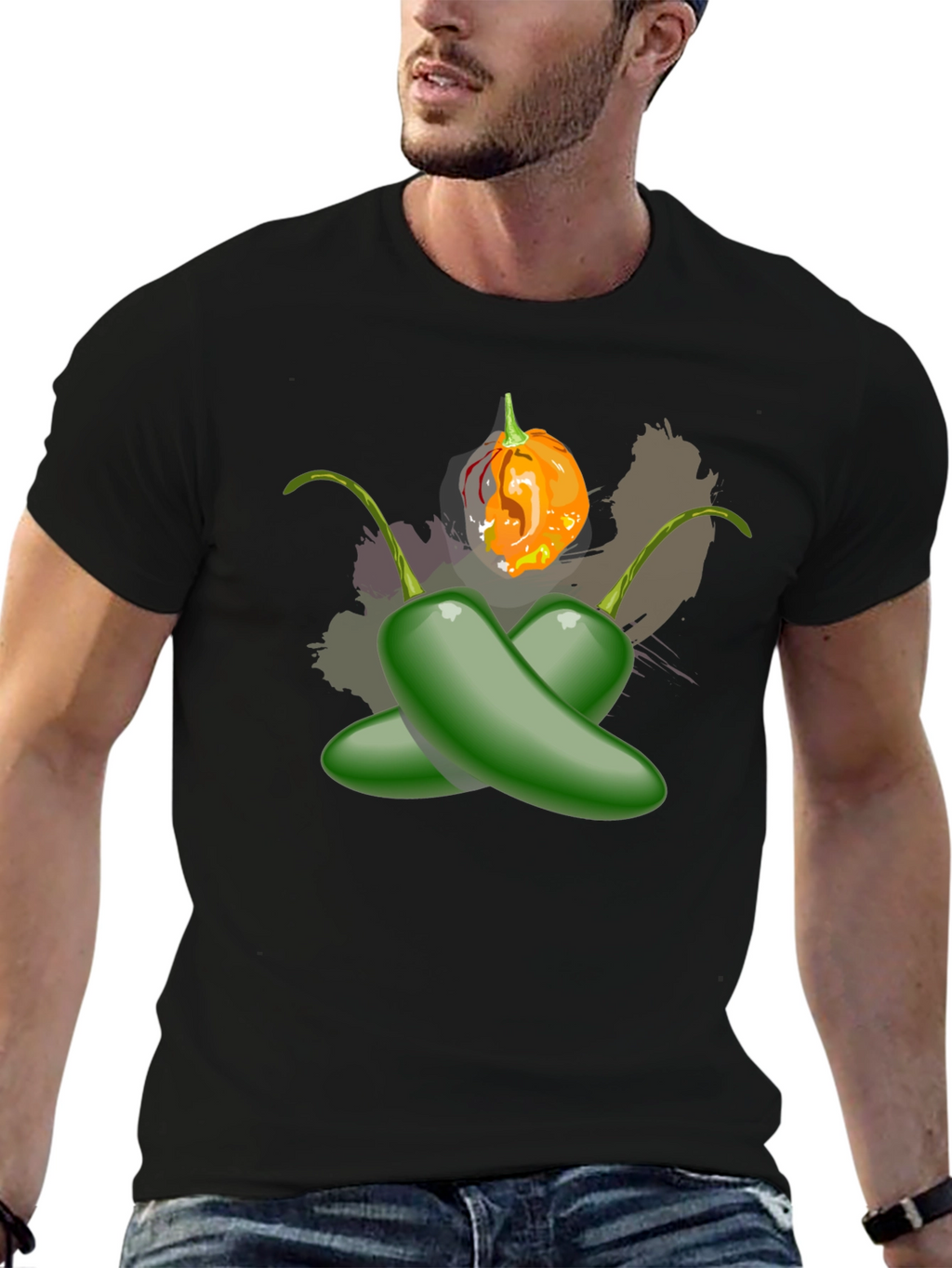 Spicy Jalapeno and Habanero Graphic T-Shirt