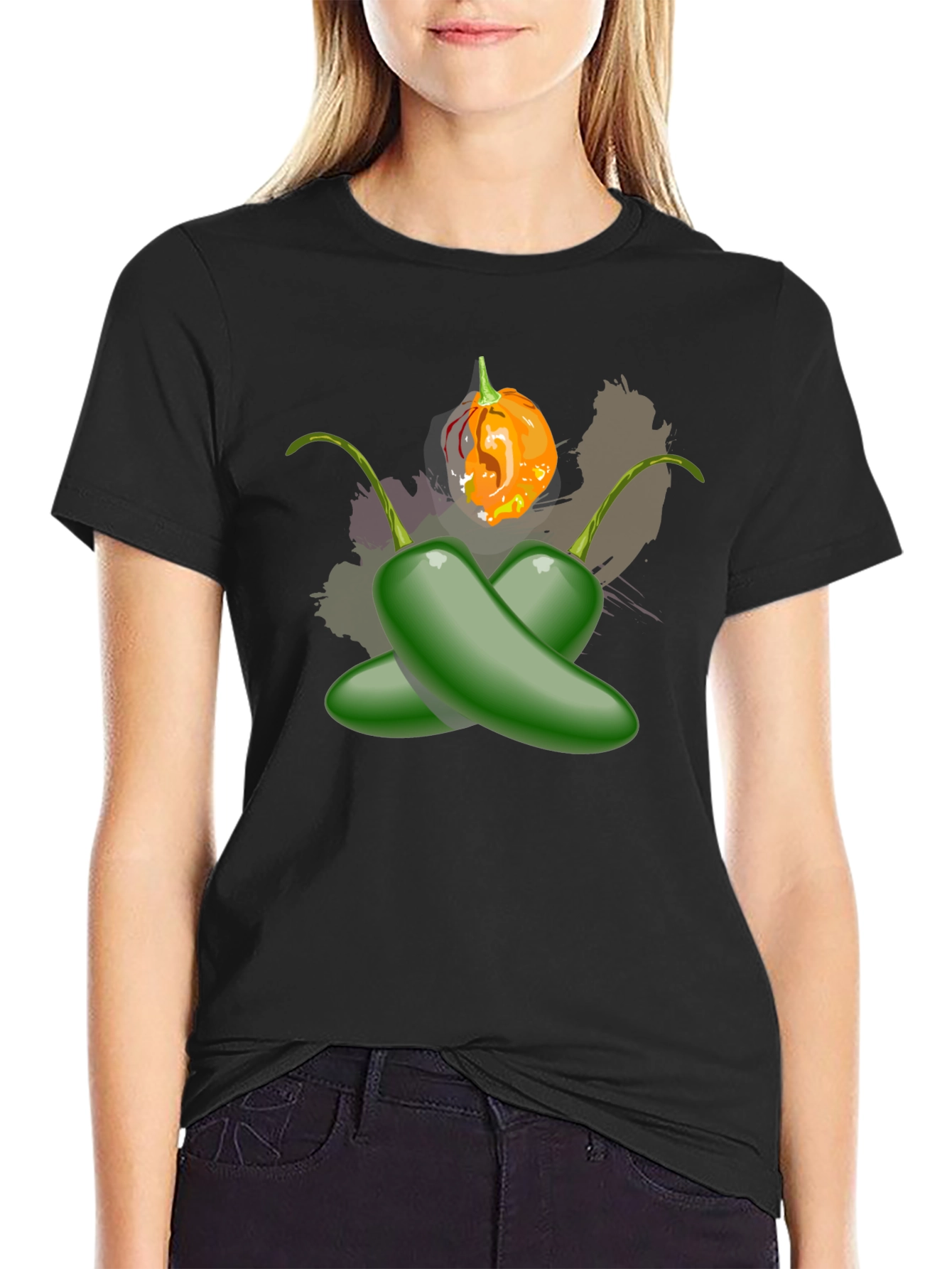 Spicy Jalapeno and Habanero Graphic T-Shirt