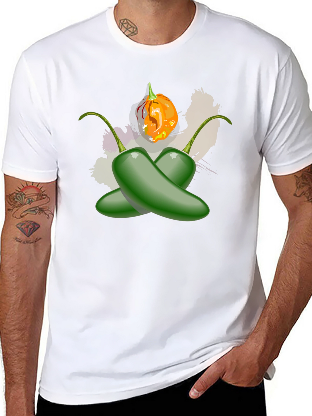 Spicy Jalapeno and Habanero Graphic T-Shirt