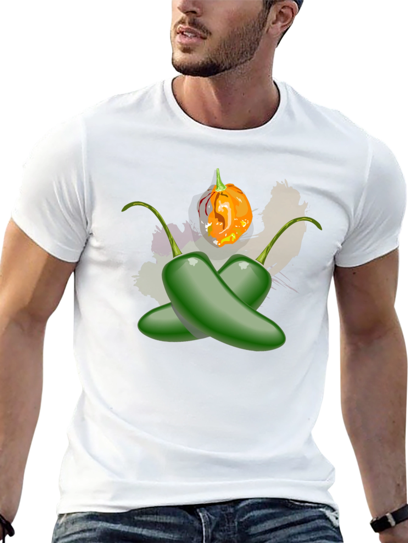 Spicy Jalapeno and Habanero Graphic T-Shirt