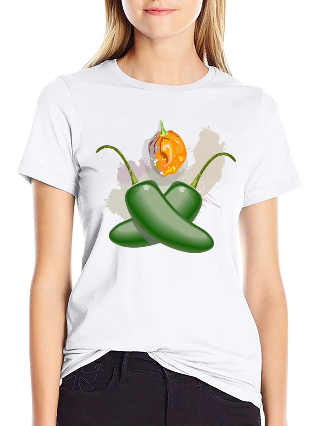 Spicy Jalapeno and Habanero Graphic T-Shirt