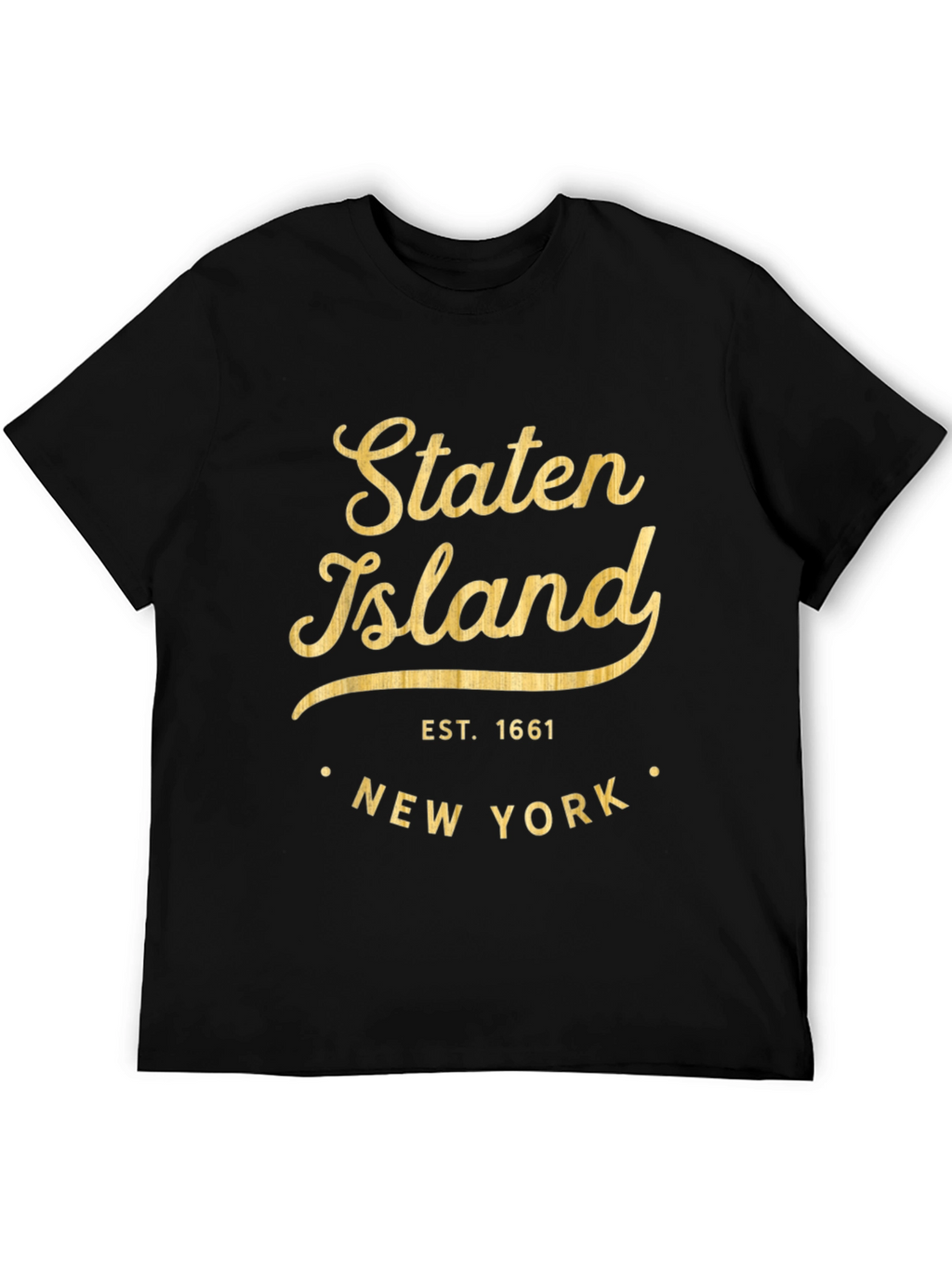 Staten Island New York Est. 1661 Black Tee