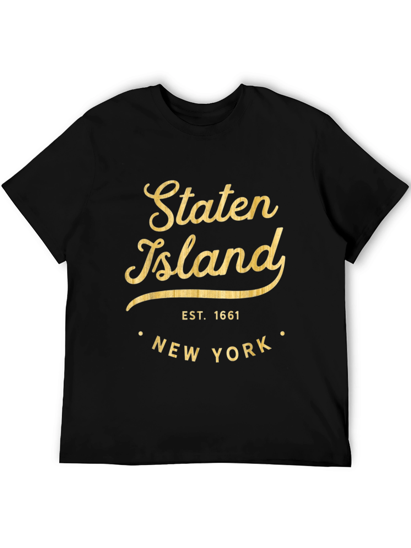 Staten Island New York Est. 1661 Black Tee