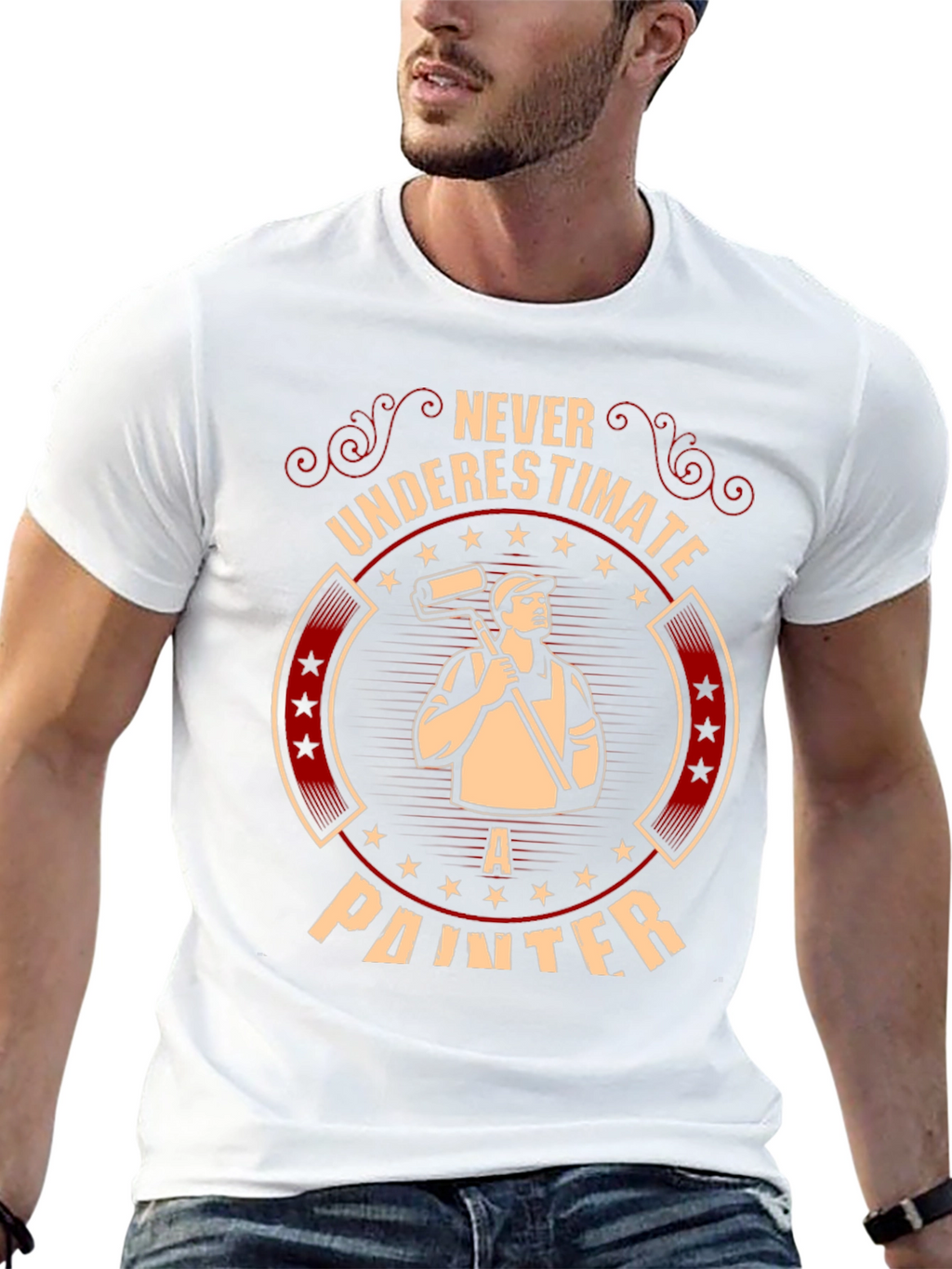 Never Underestimate a Painter Graphic Tee