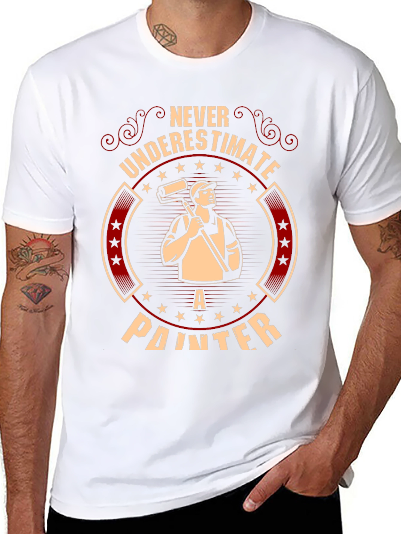 Never Underestimate a Painter Graphic Tee