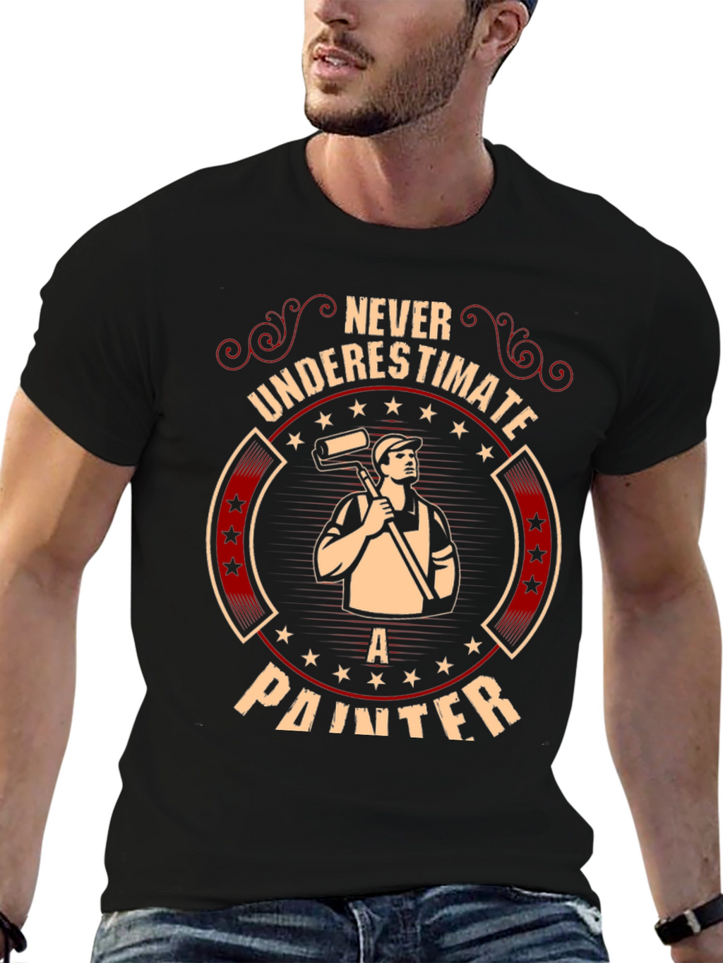 Never Underestimate a Painter Graphic Tee