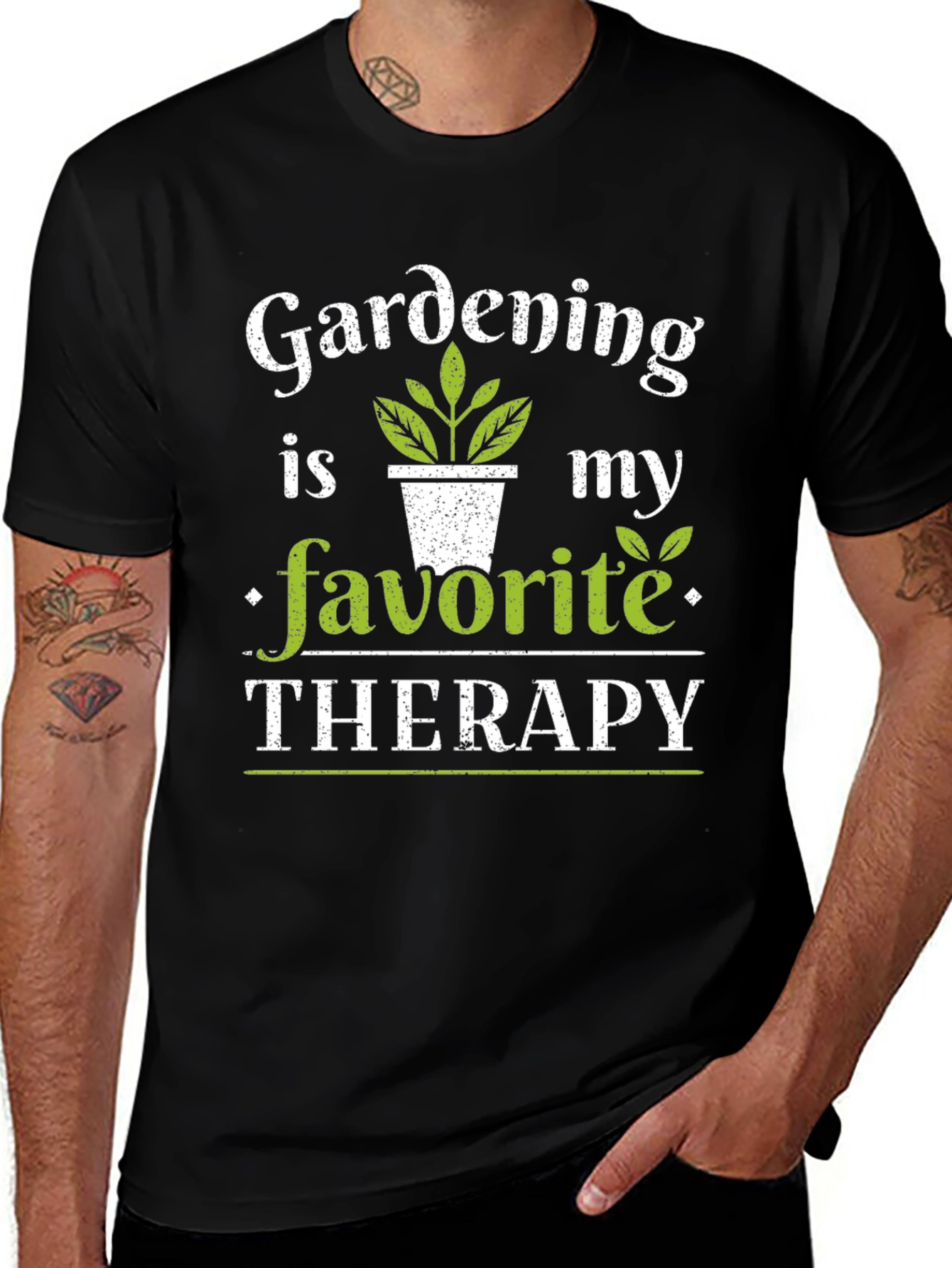 Gardening Is My Favorite Therapy T-Shirt