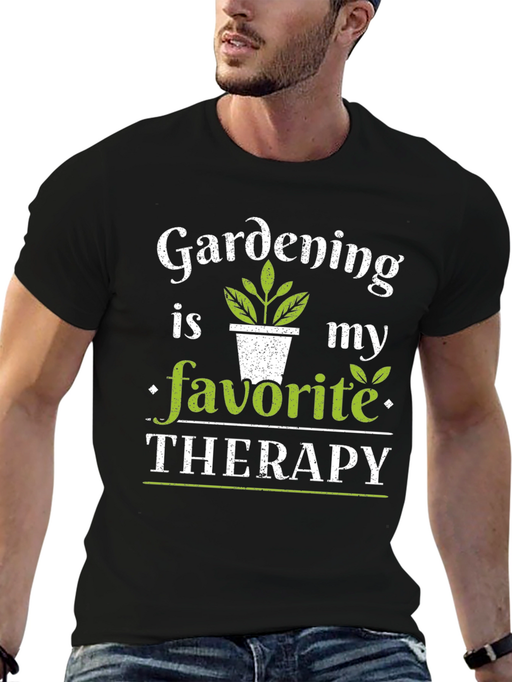 Gardening Is My Favorite Therapy T-Shirt