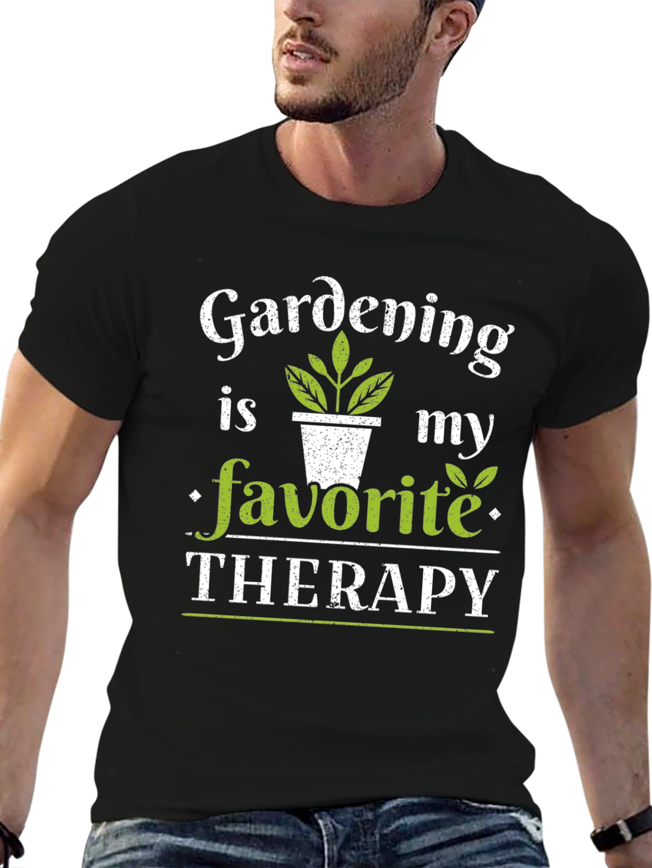 Gardening Is My Favorite Therapy T-Shirt