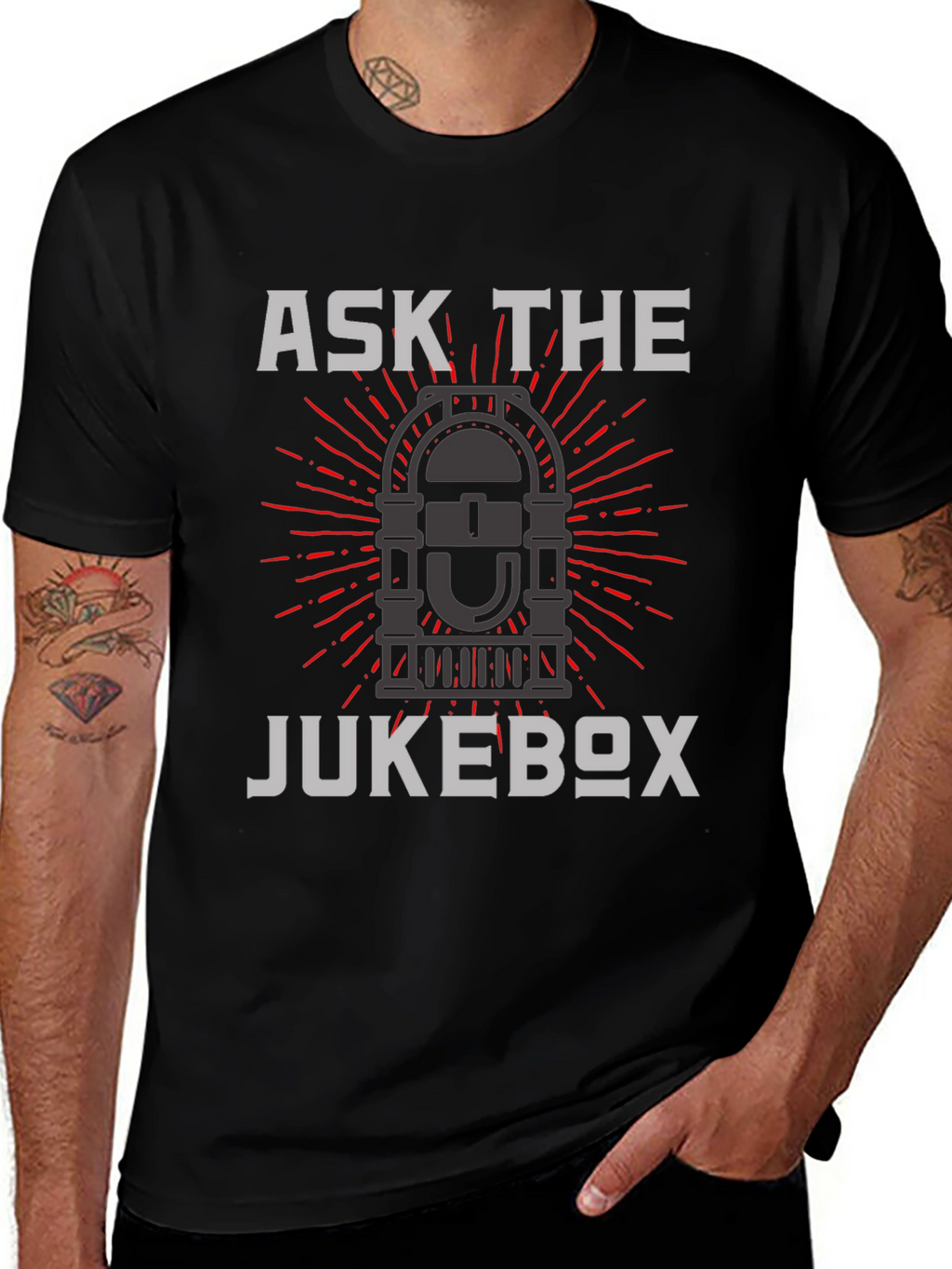 Ask The Jukebox Graphic T-Shirt