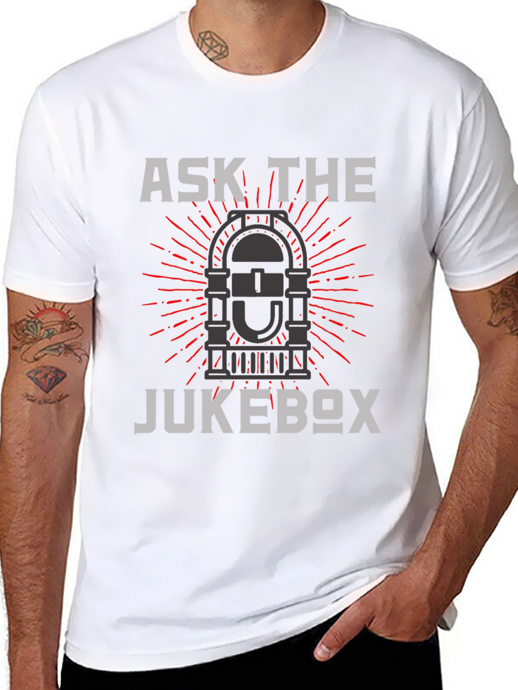 Ask The Jukebox Graphic T-Shirt