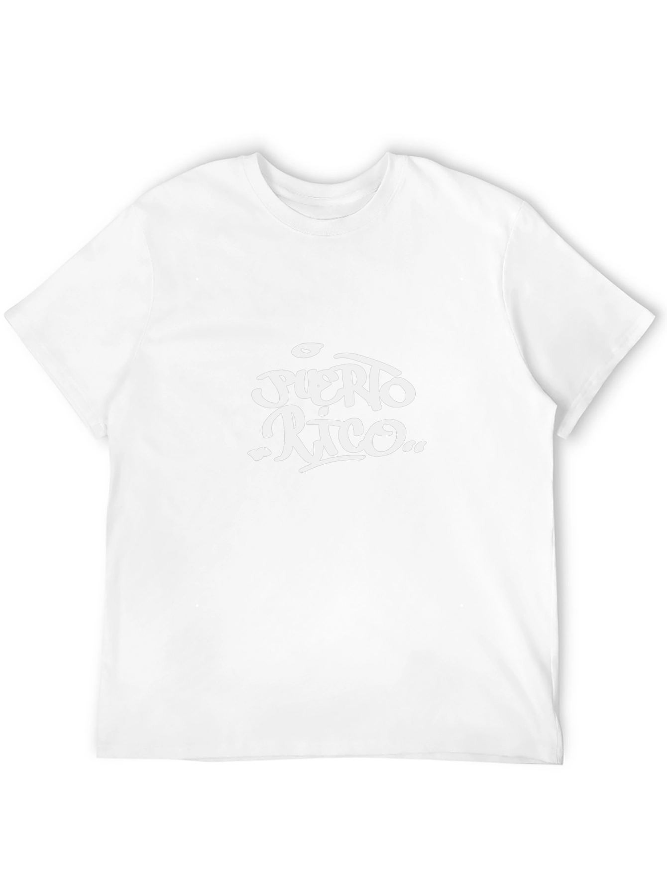 Puerto Rico Graphic Tee - Black Cotton Shirt