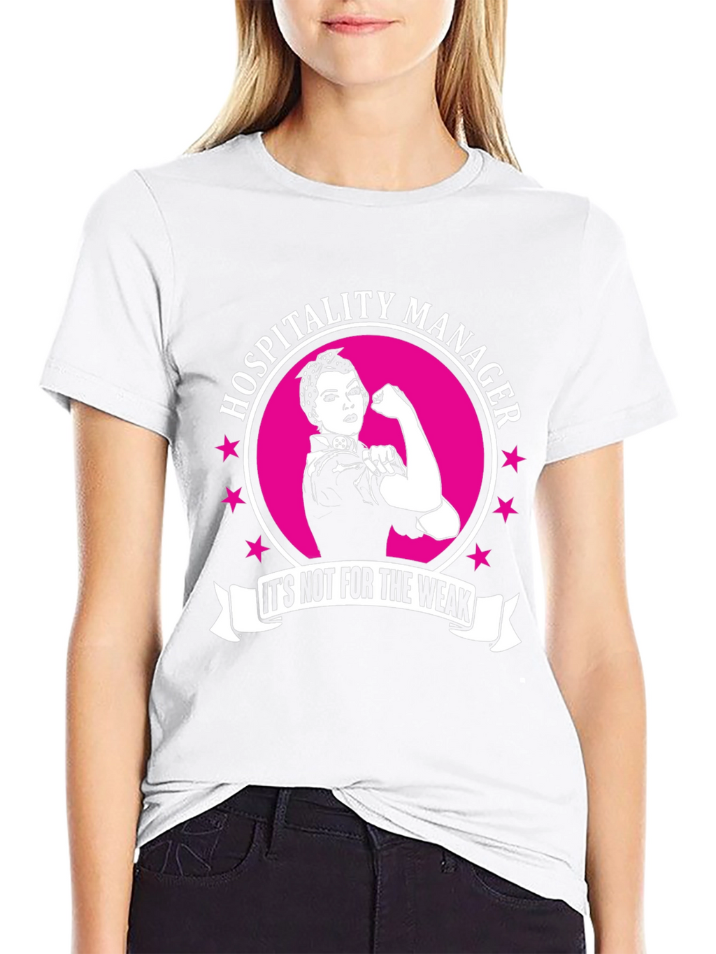 Hospitality Manager Rosie the Riveter T-Shirt