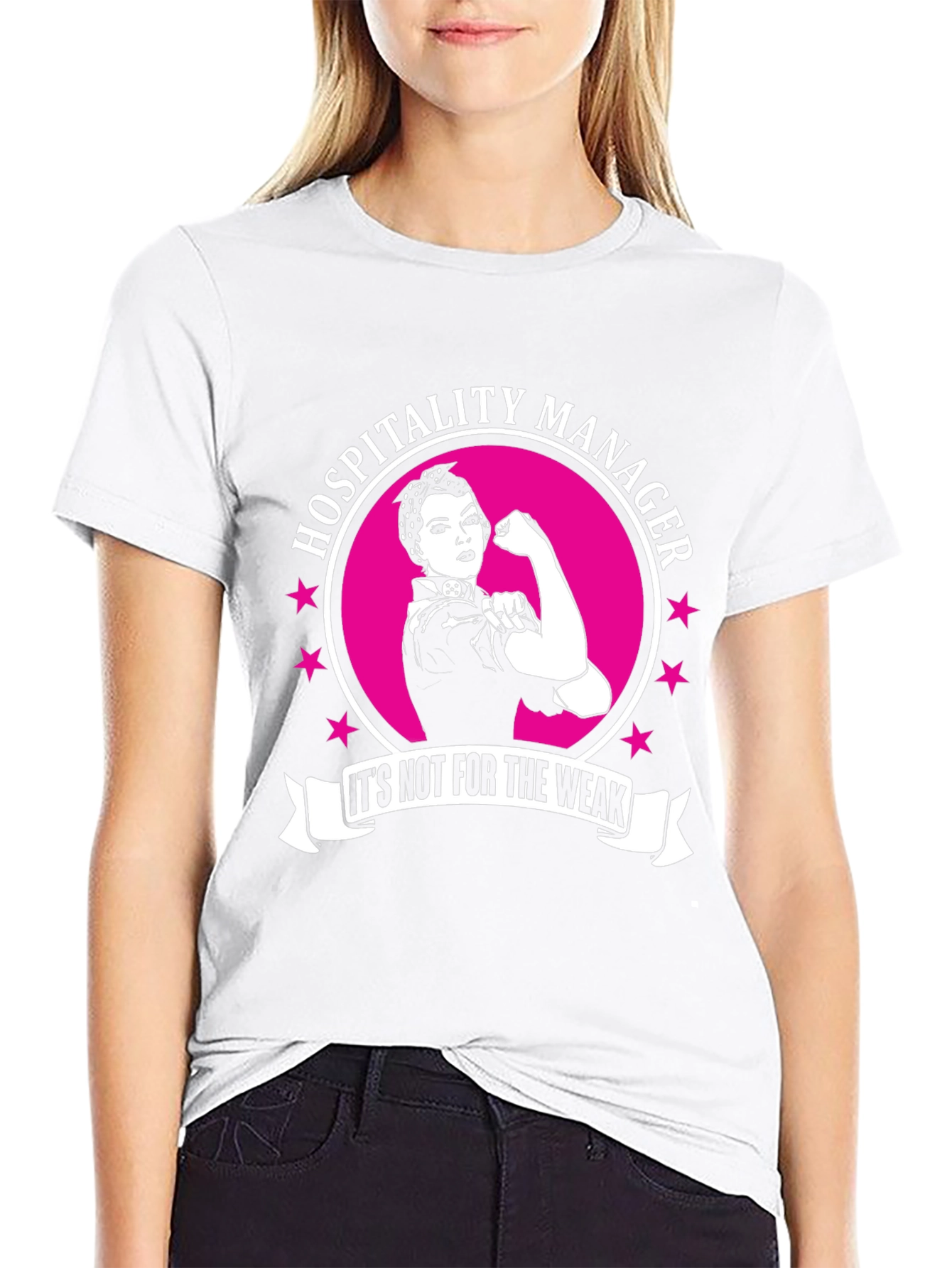 Hospitality Manager Rosie the Riveter T-Shirt