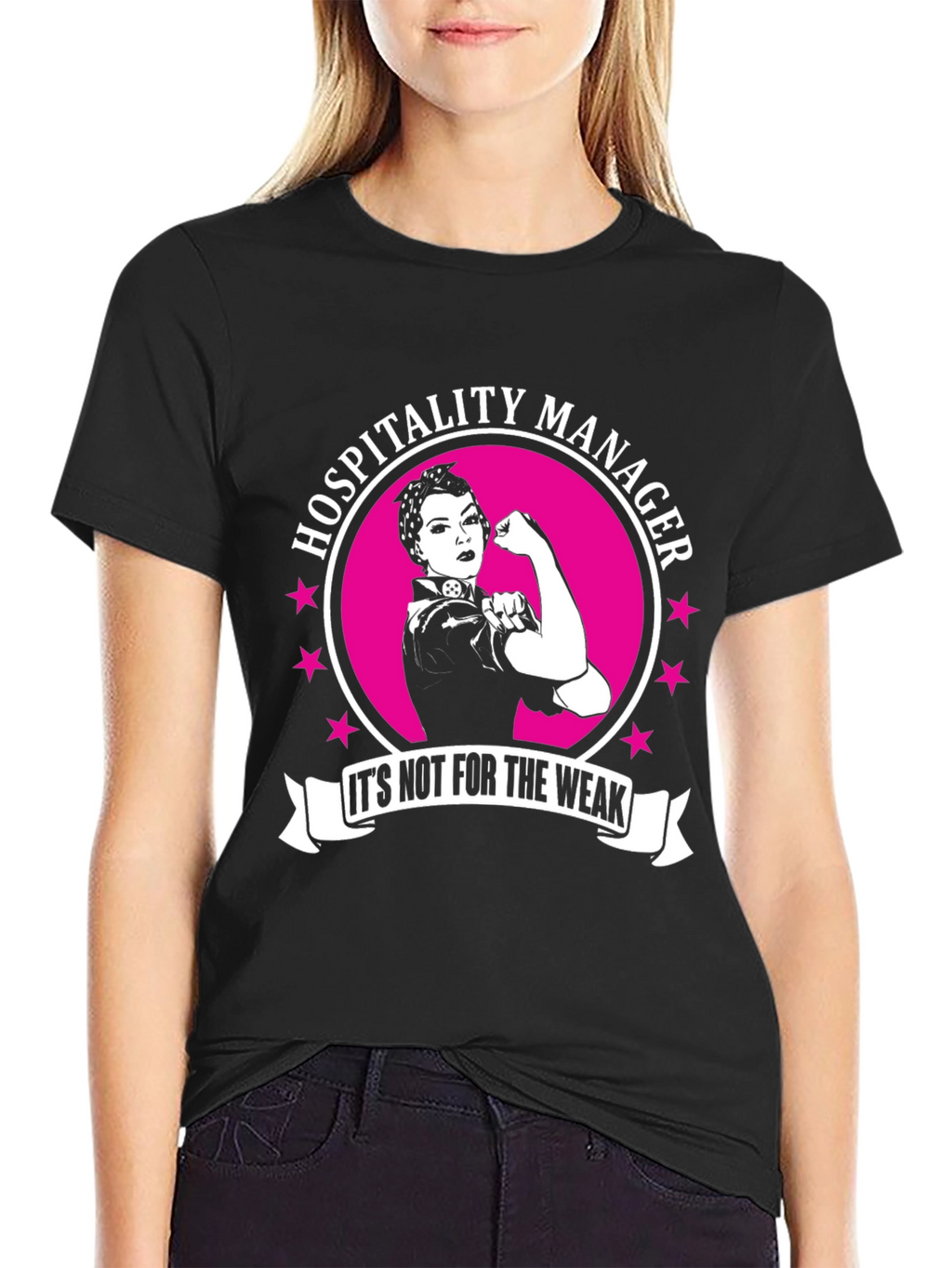 Hospitality Manager Rosie the Riveter T-Shirt