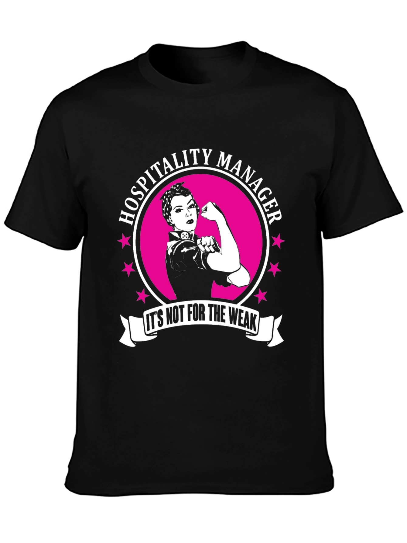 Hospitality Manager Rosie the Riveter T-Shirt