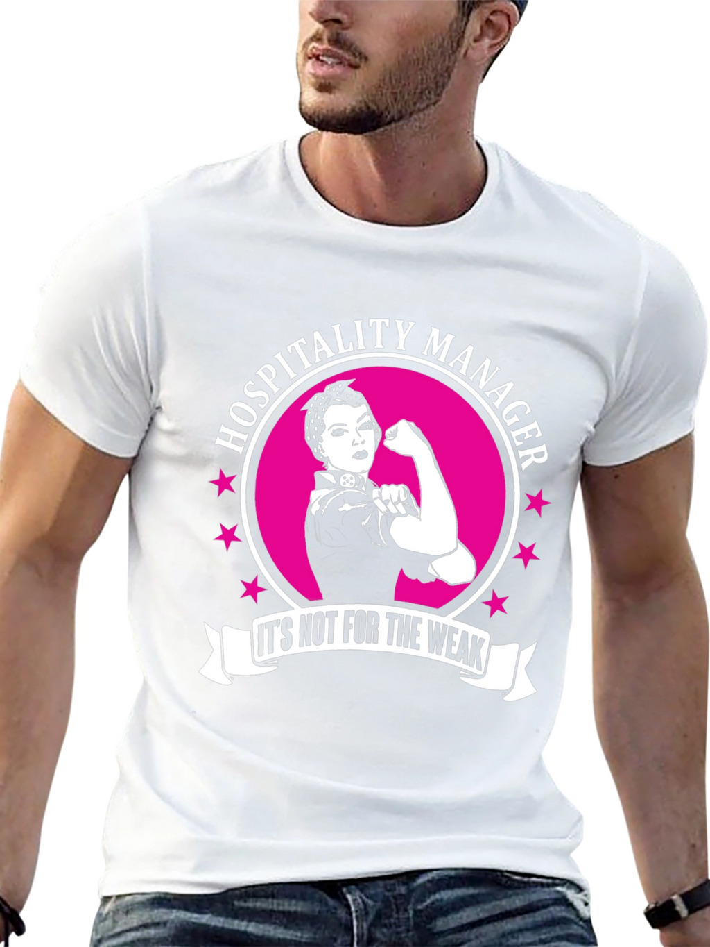 Hospitality Manager Rosie the Riveter T-Shirt