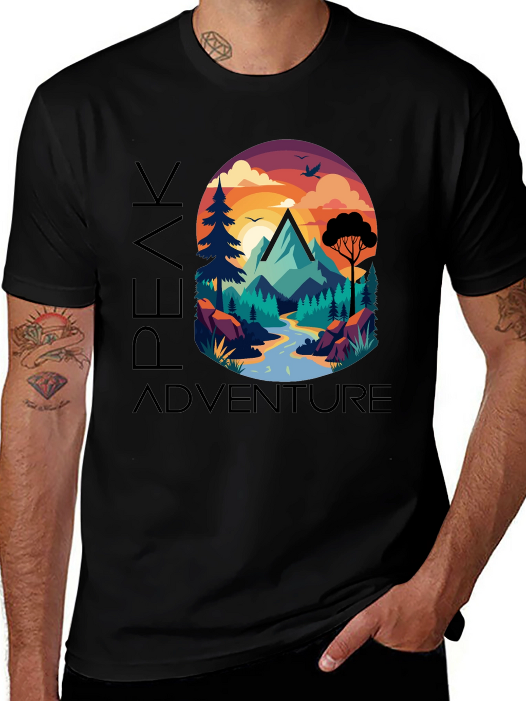 Peak Adventure Graphic T-Shirt