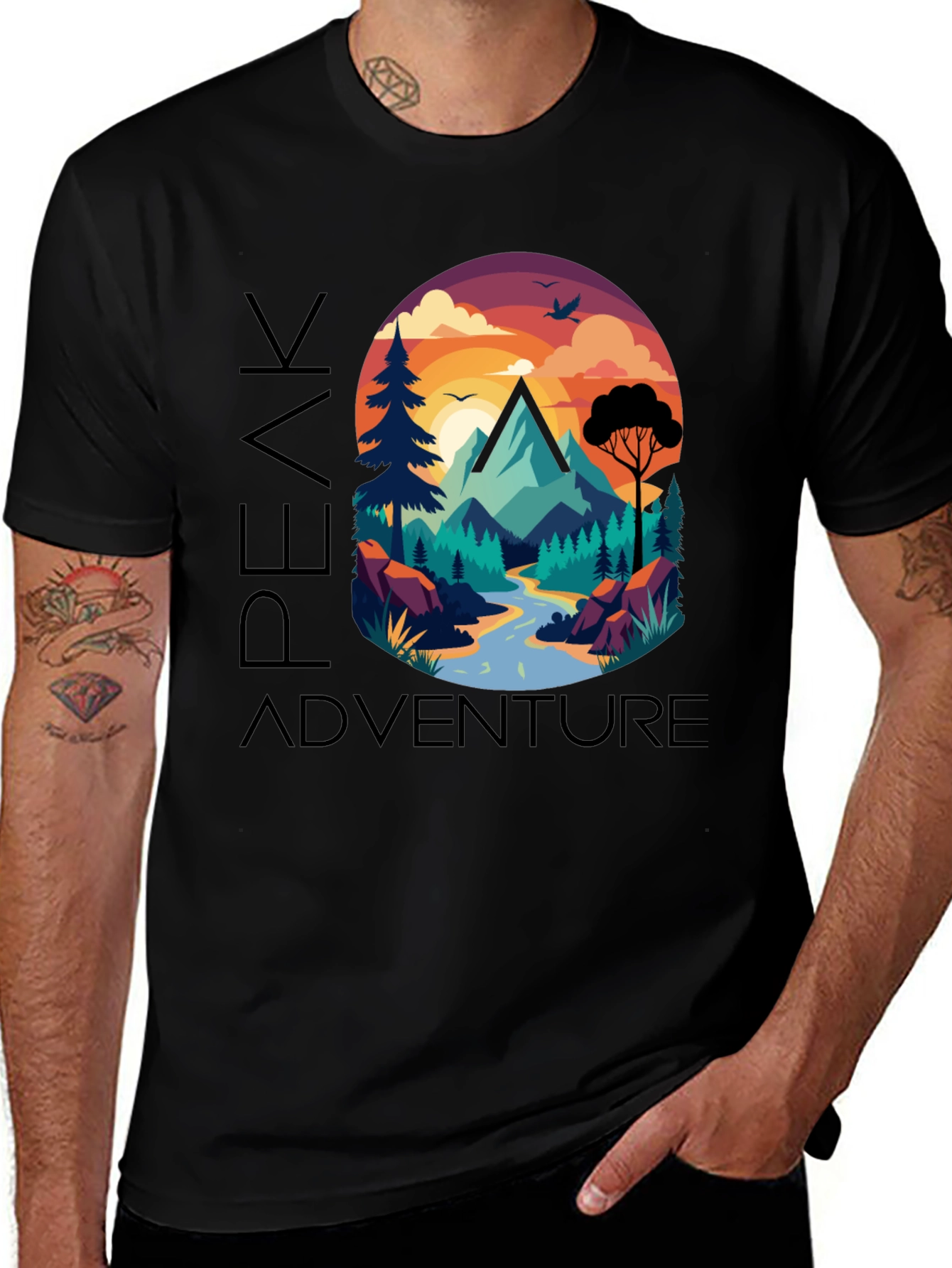 Peak Adventure Graphic T-Shirt