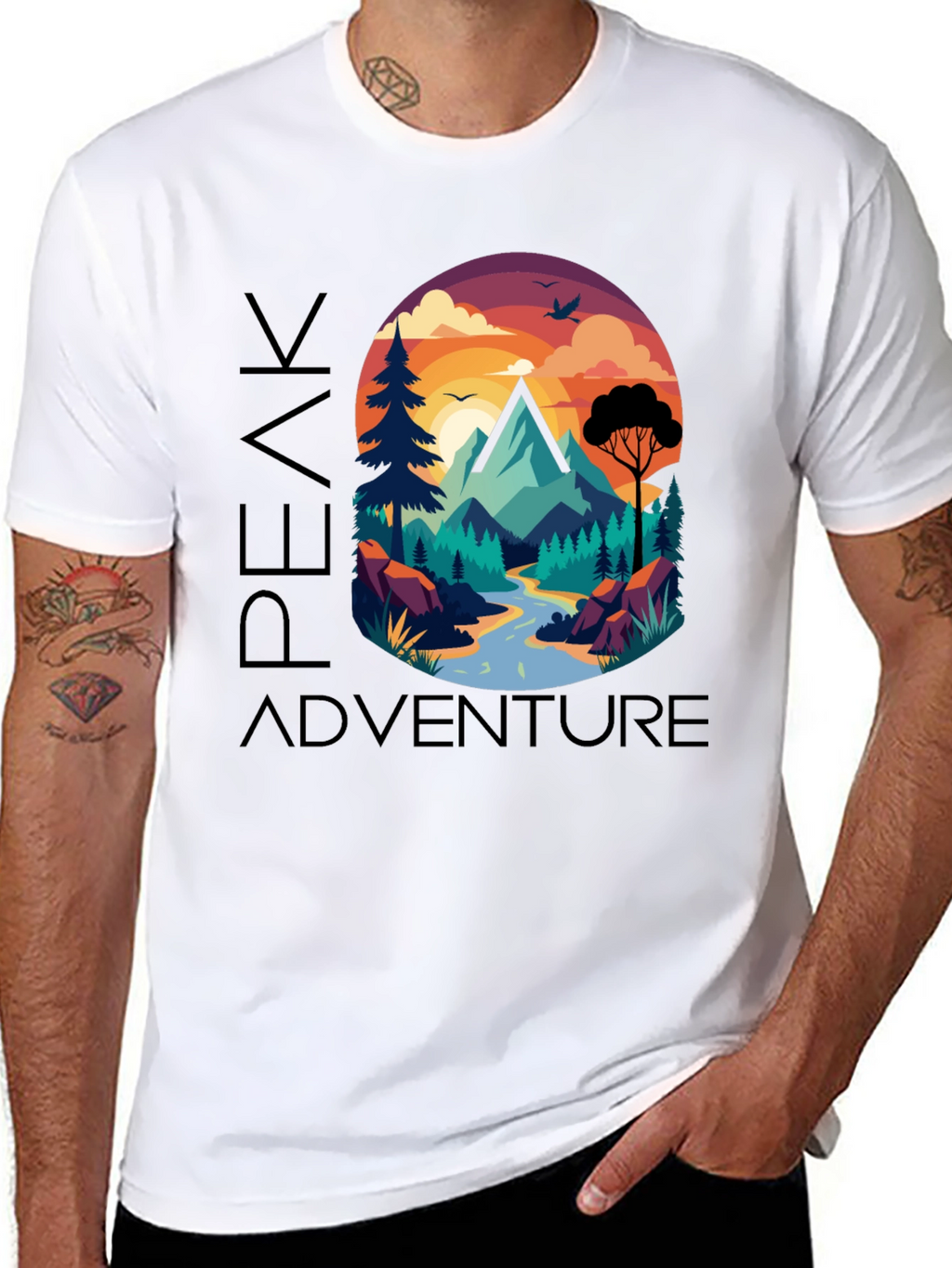 Peak Adventure Graphic T-Shirt