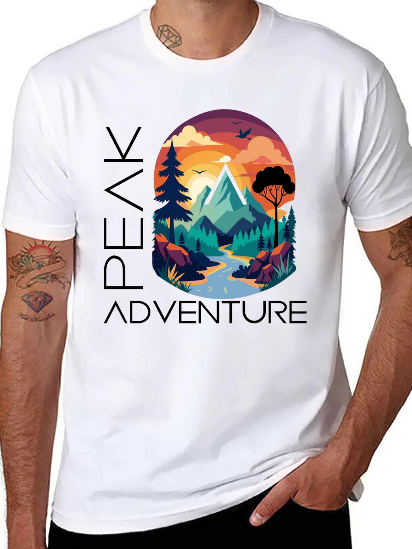 Peak Adventure Graphic T-Shirt