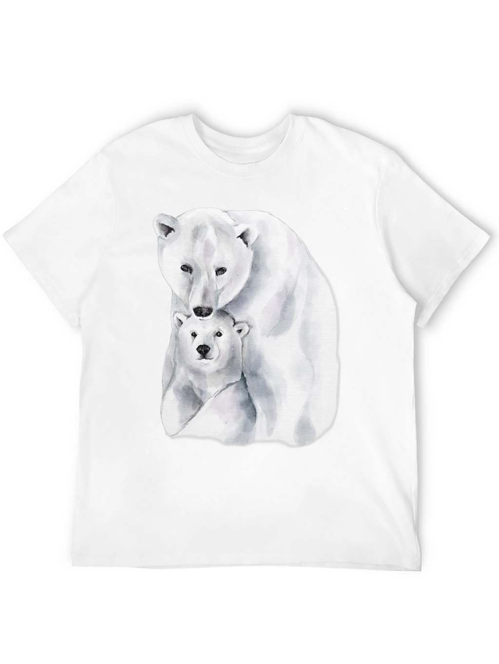 Polar Bear Graphic Tee - Black