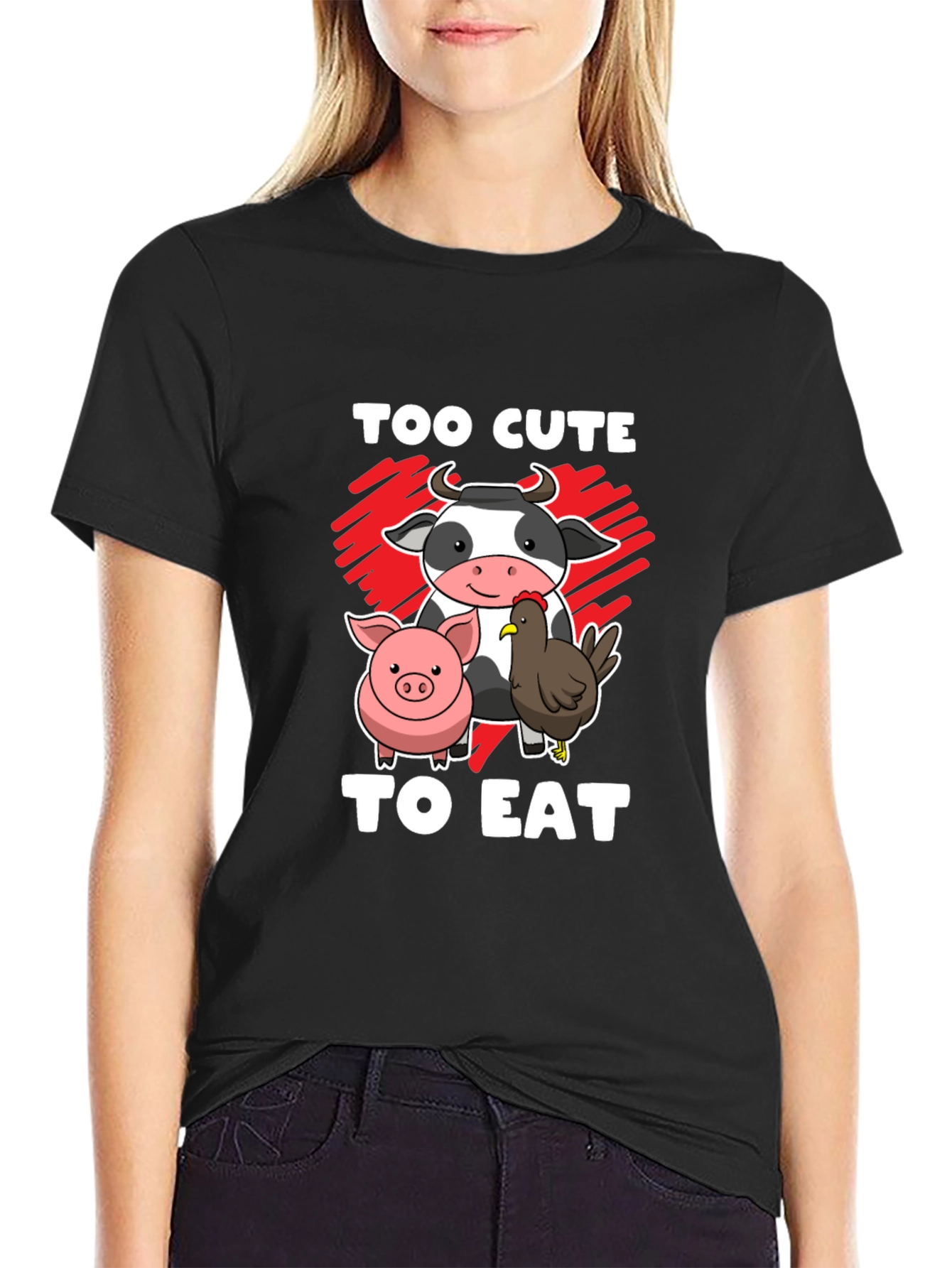 Too Cute To Eat Graphic T-Shirt