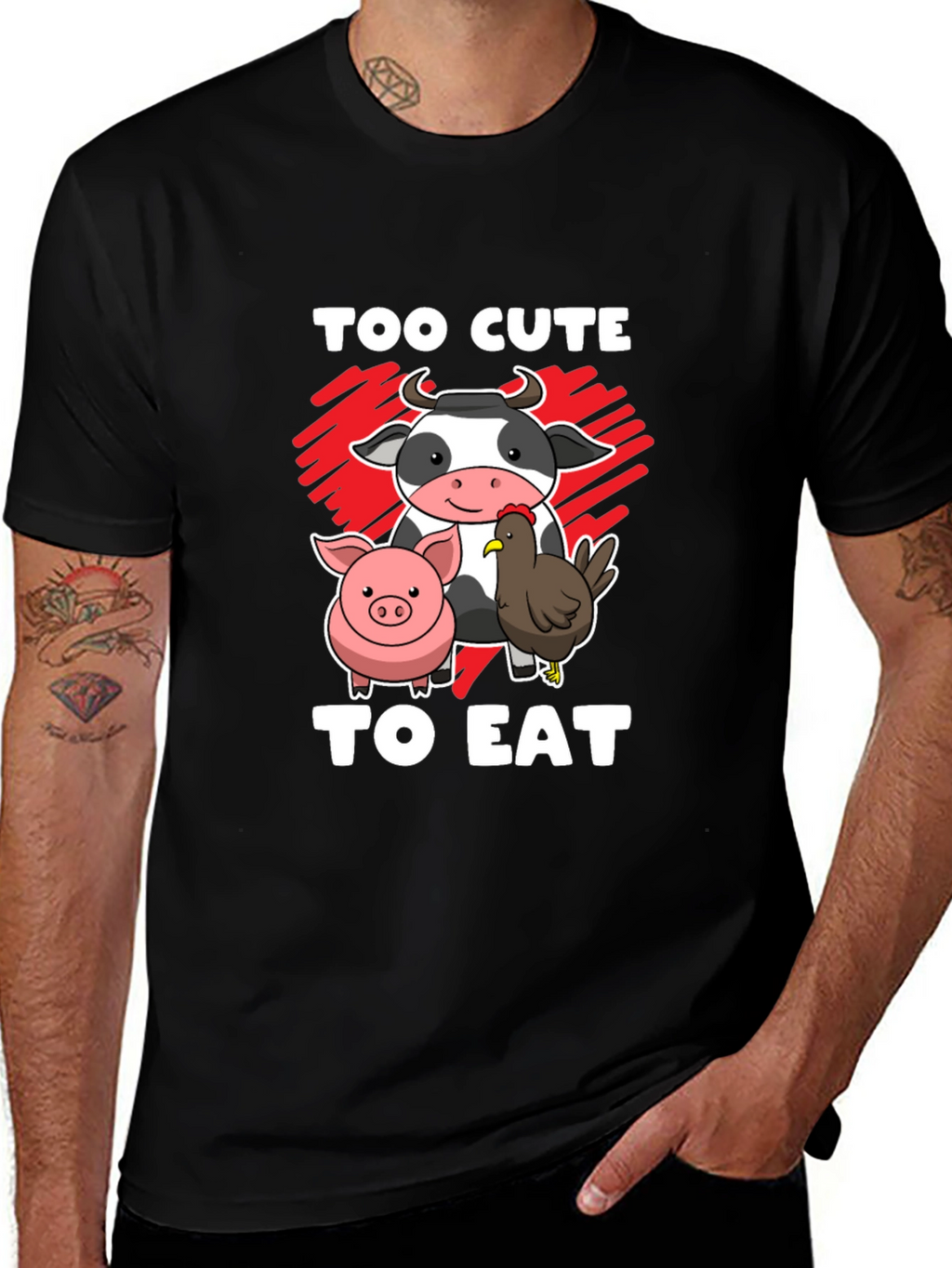 Too Cute To Eat Graphic T-Shirt