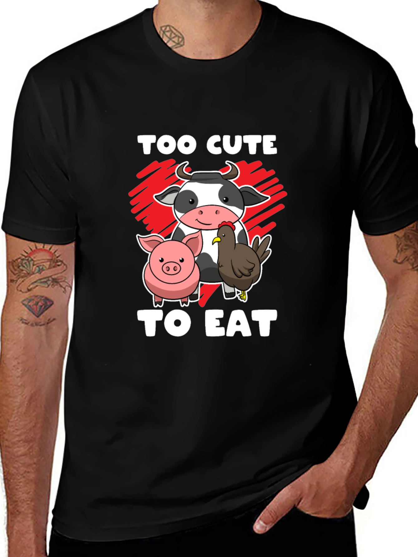 Too Cute To Eat Graphic T-Shirt