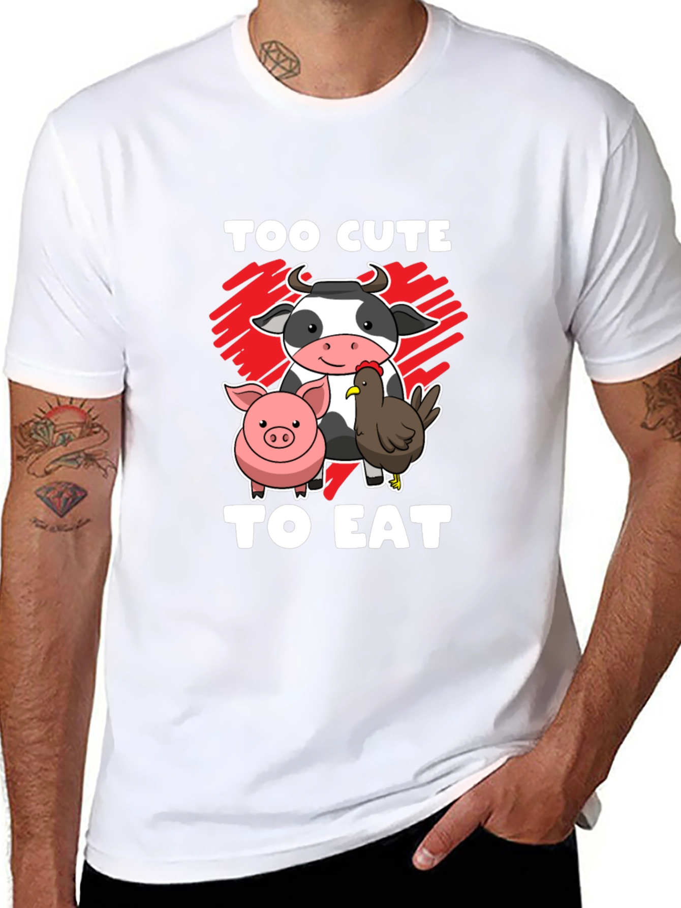 Too Cute To Eat Graphic T-Shirt