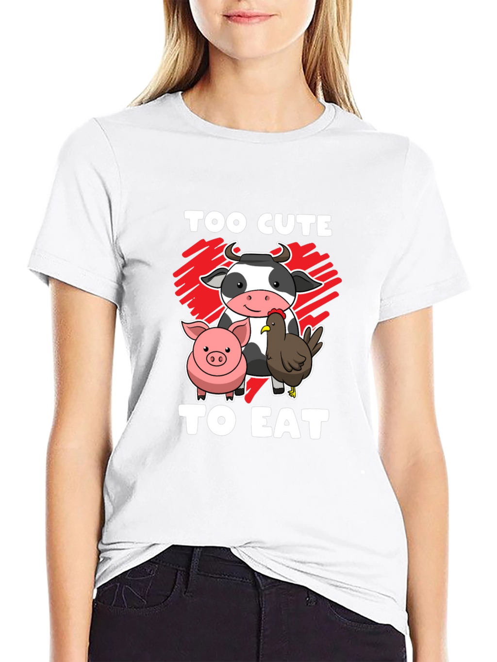 Too Cute To Eat Graphic T-Shirt