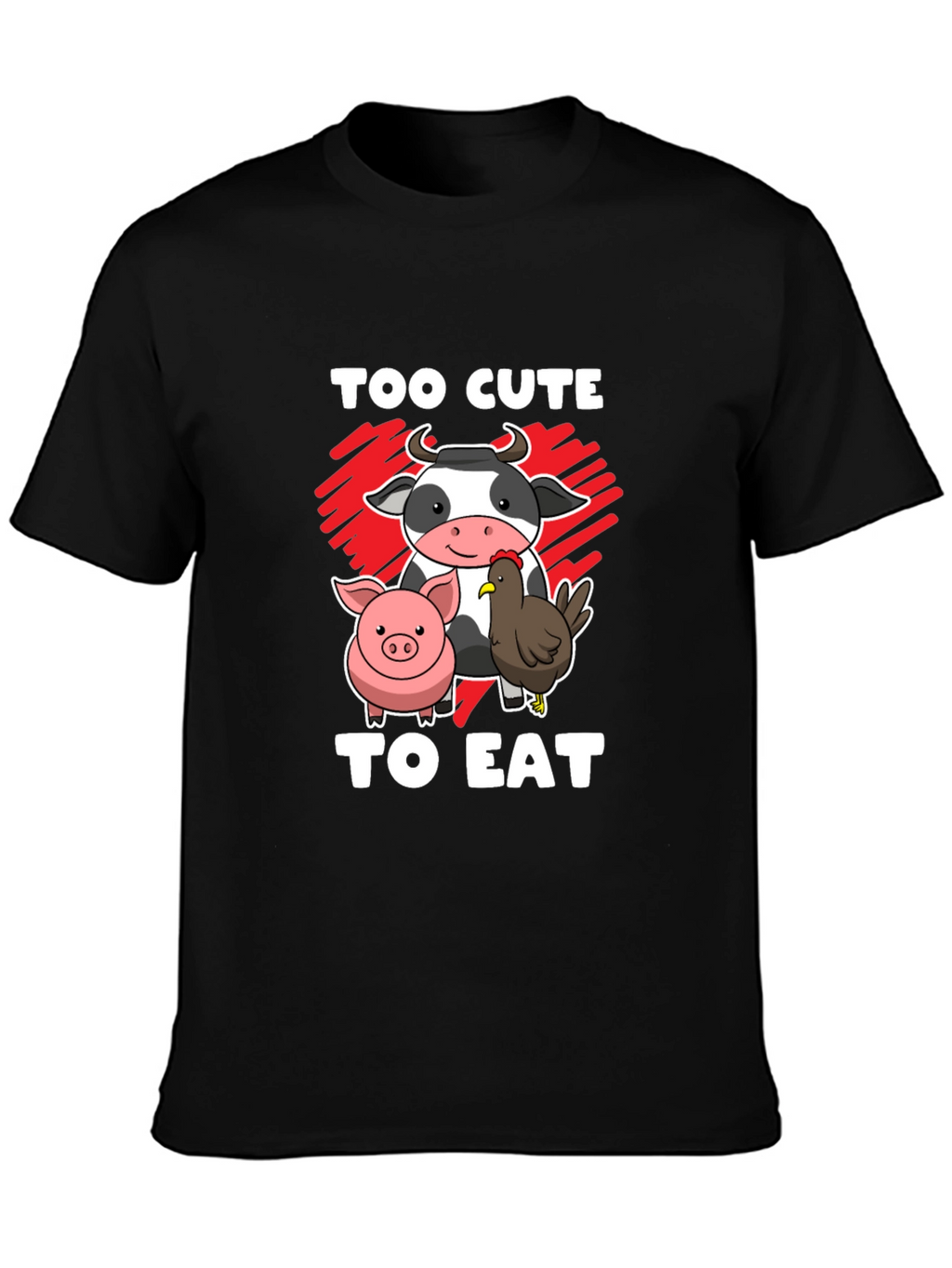 Too Cute To Eat Graphic T-Shirt