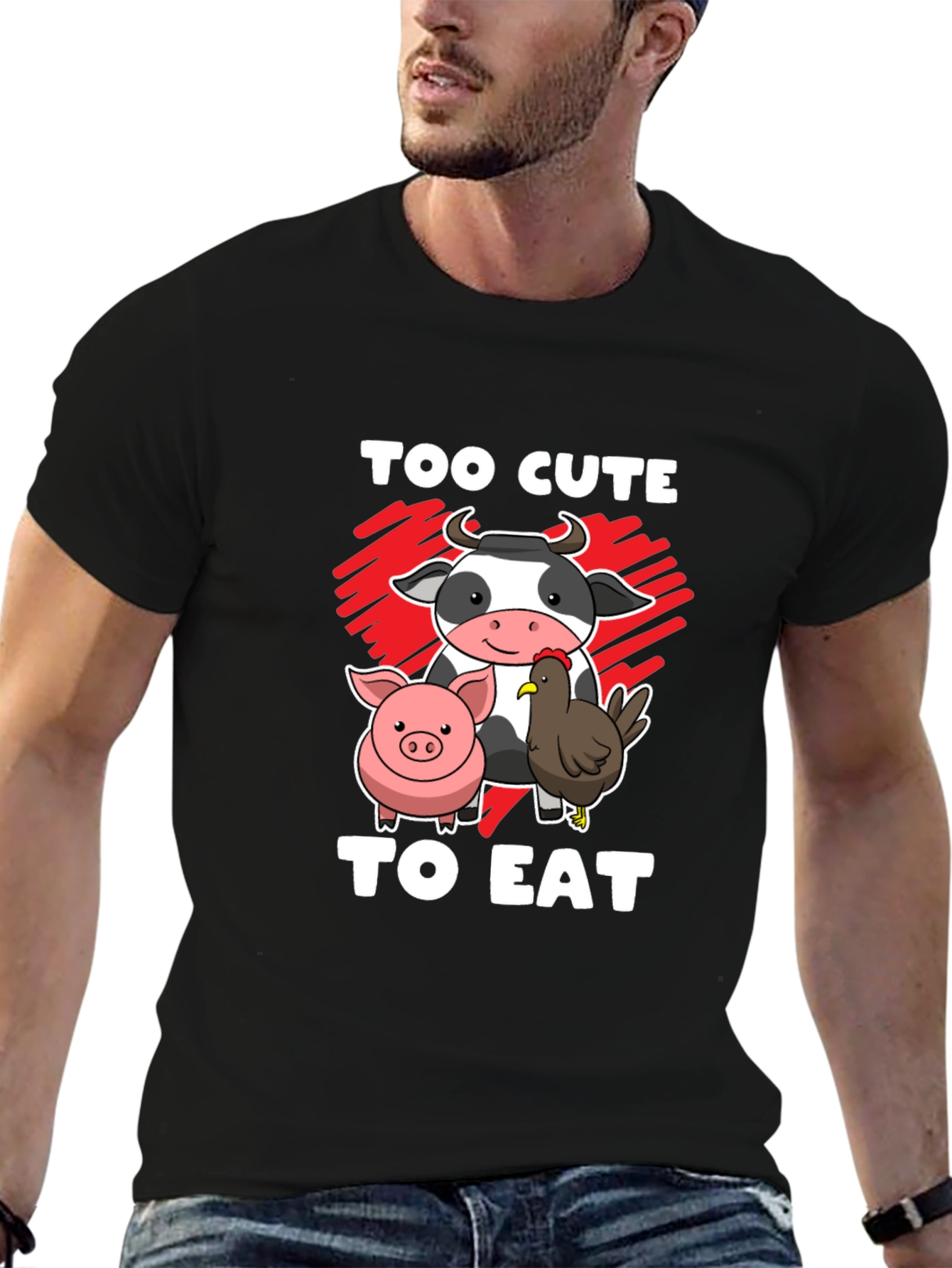 Too Cute To Eat Graphic T-Shirt