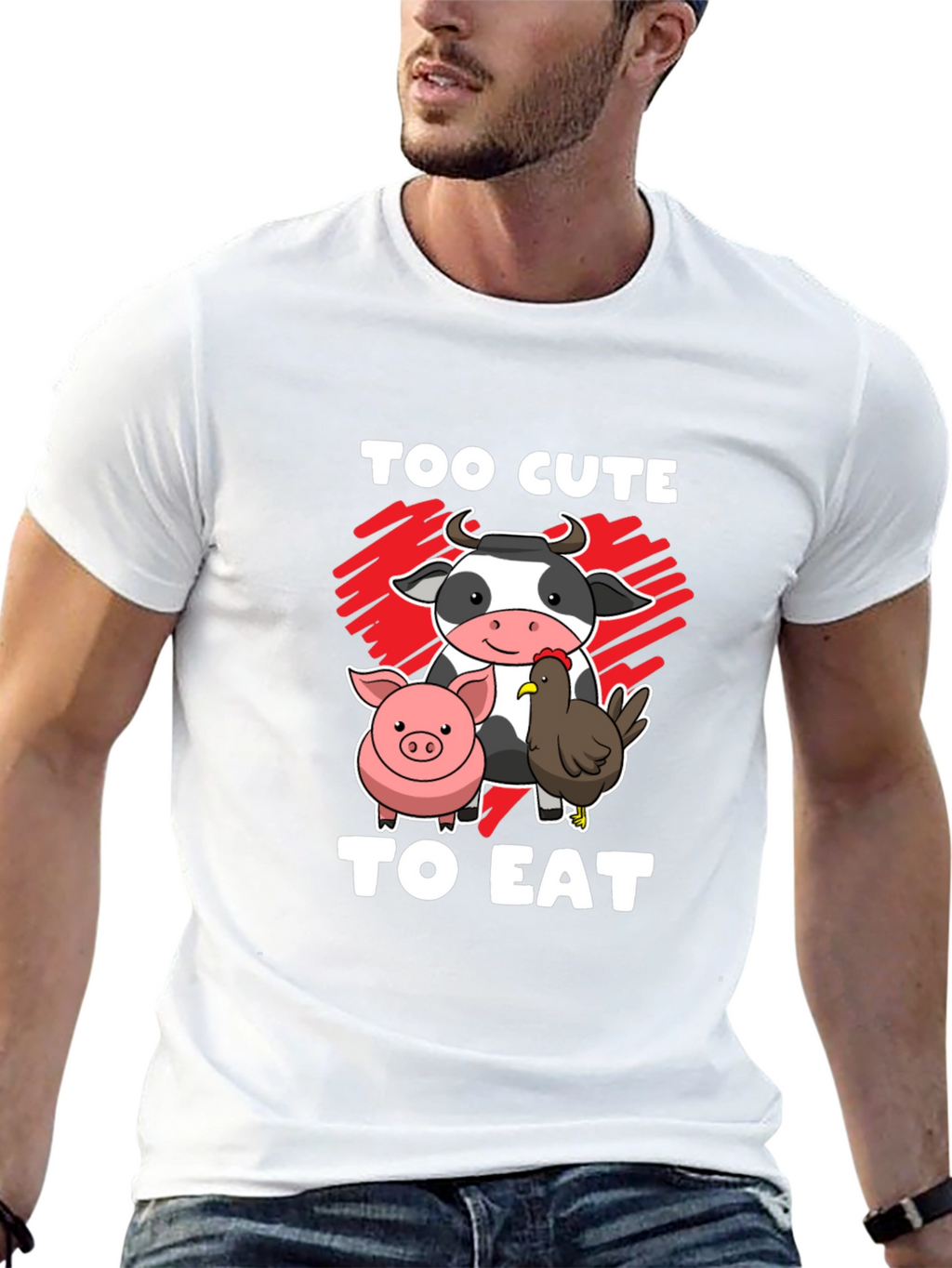 Too Cute To Eat Graphic T-Shirt