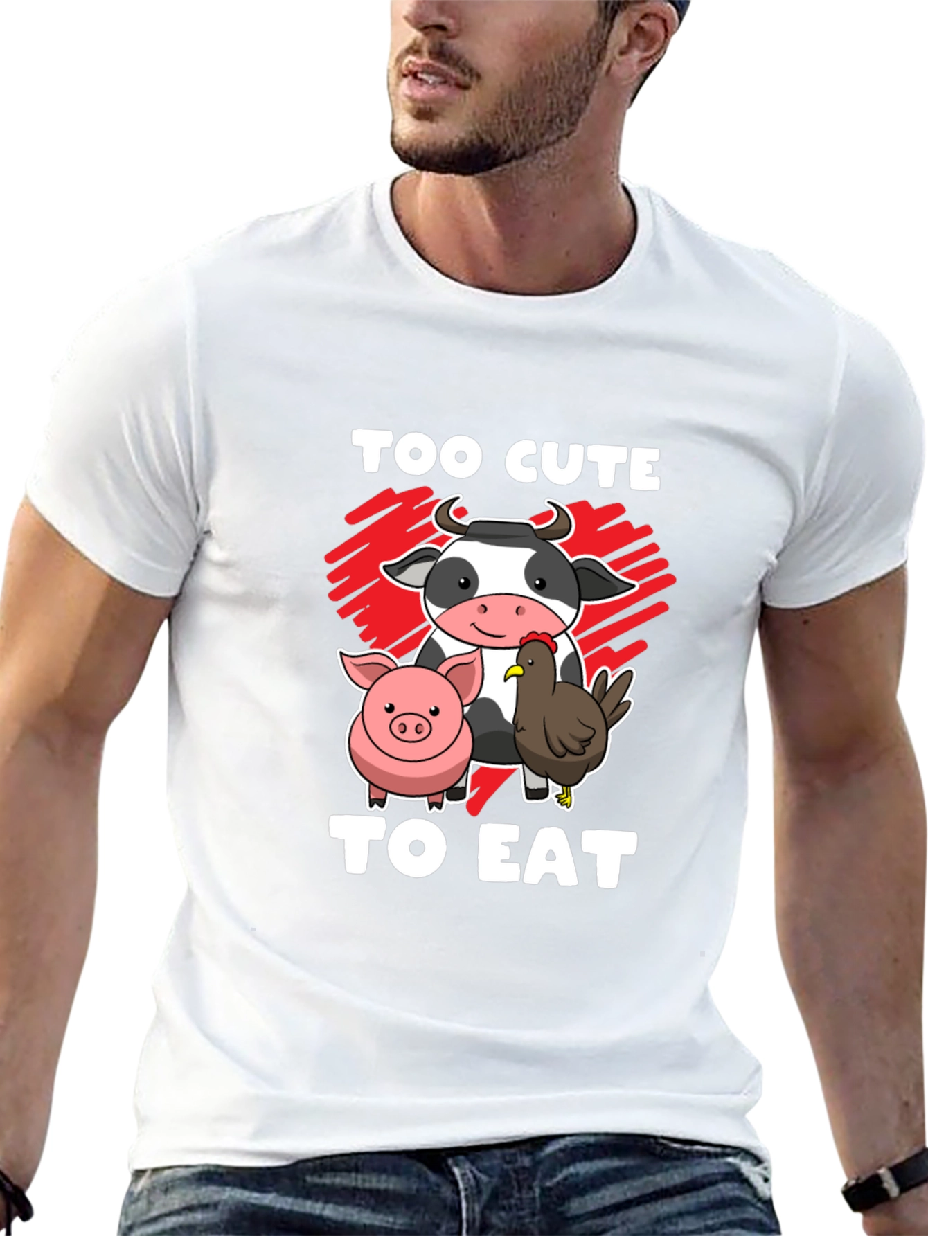 Too Cute To Eat Graphic T-Shirt