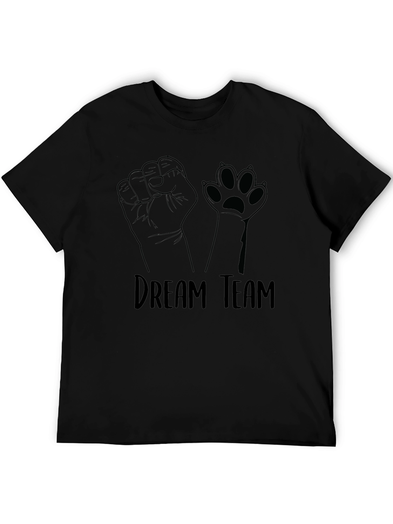 Dream Team Graphic T-Shirt - Fist & Paw Print