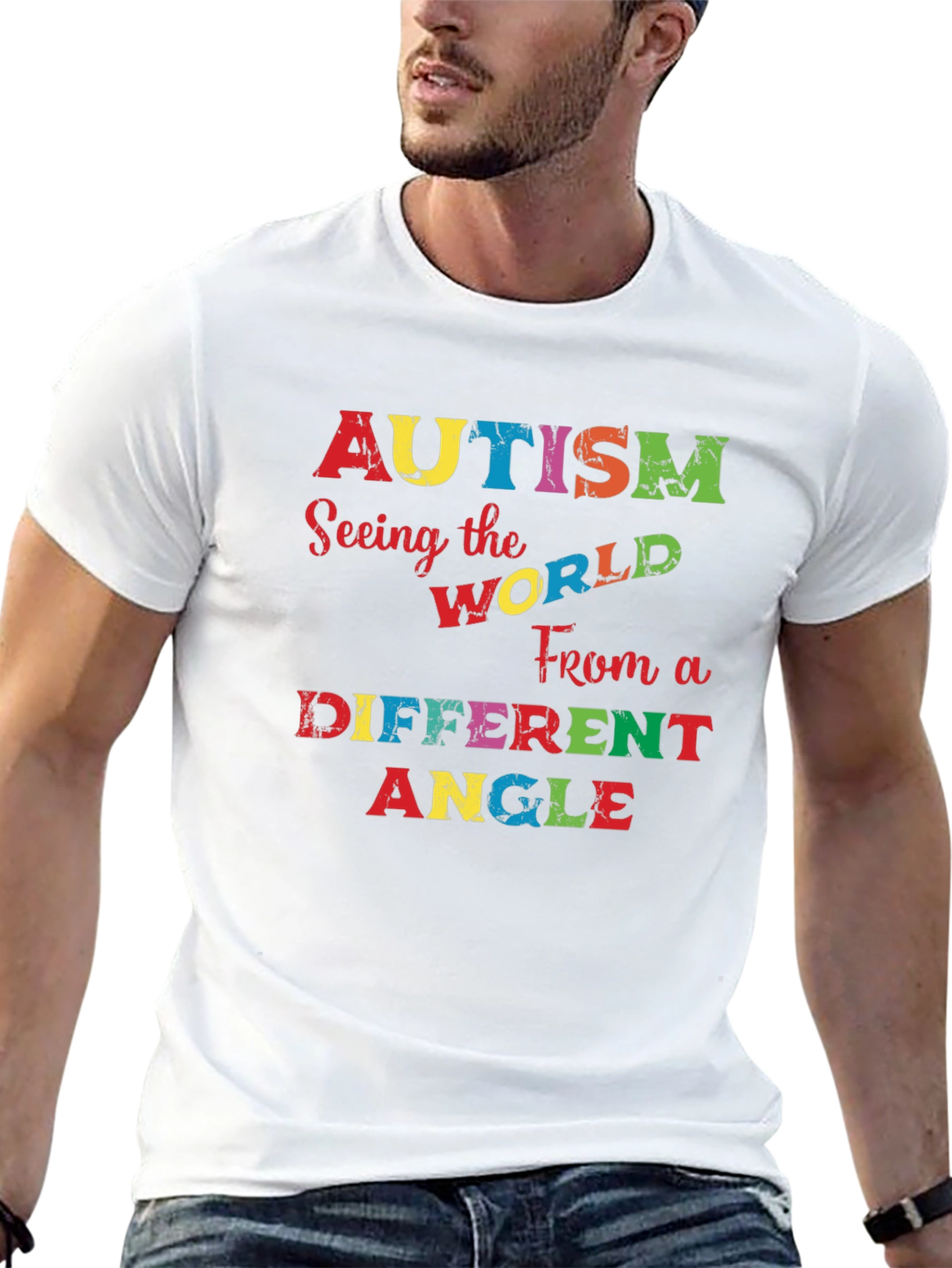 Autism Awareness Graphic Tee - Seeing the World Differently
