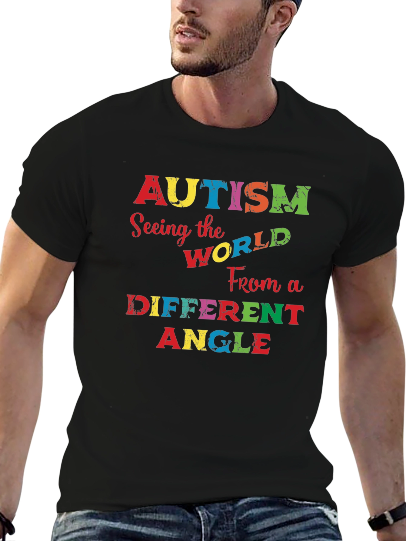 Autism Awareness Graphic Tee - Seeing the World Differently