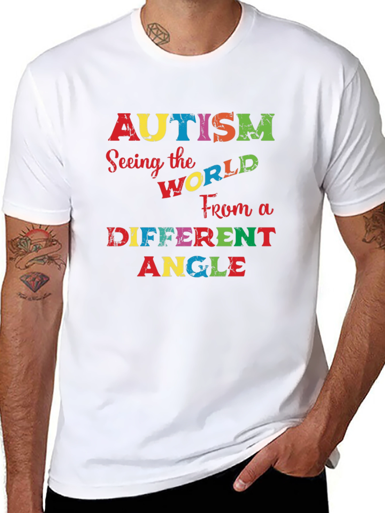 Autism Awareness Graphic Tee - Seeing the World Differently