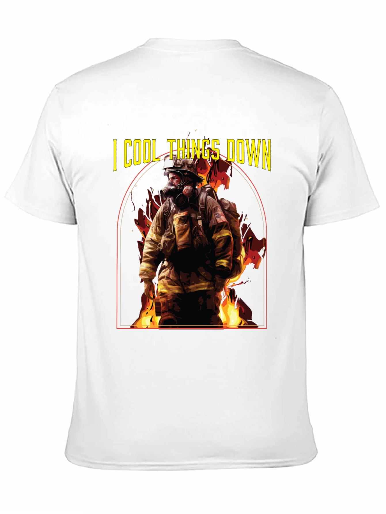 I Cool Things Down Firefighter T-Shirt