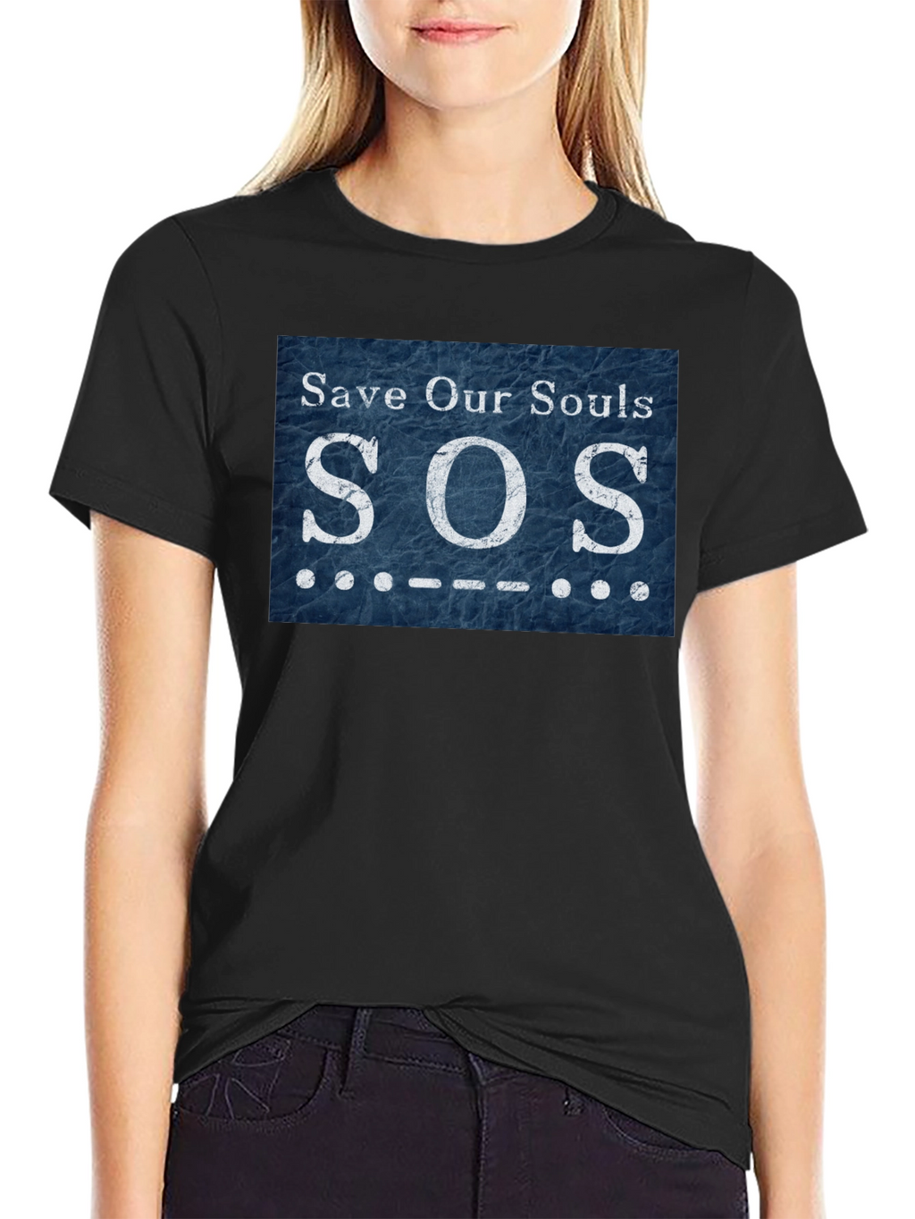 Save Our Souls SOS Morse Code T-Shirt