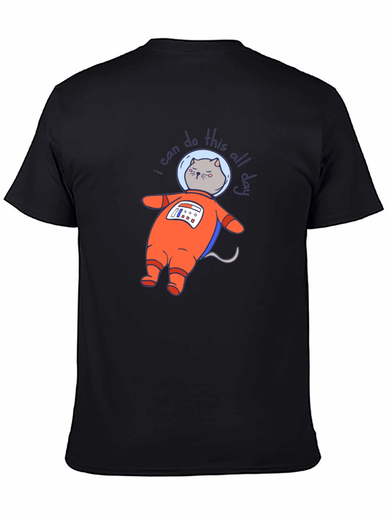 Astronaut Cat T-Shirt - I Can Do This All Day