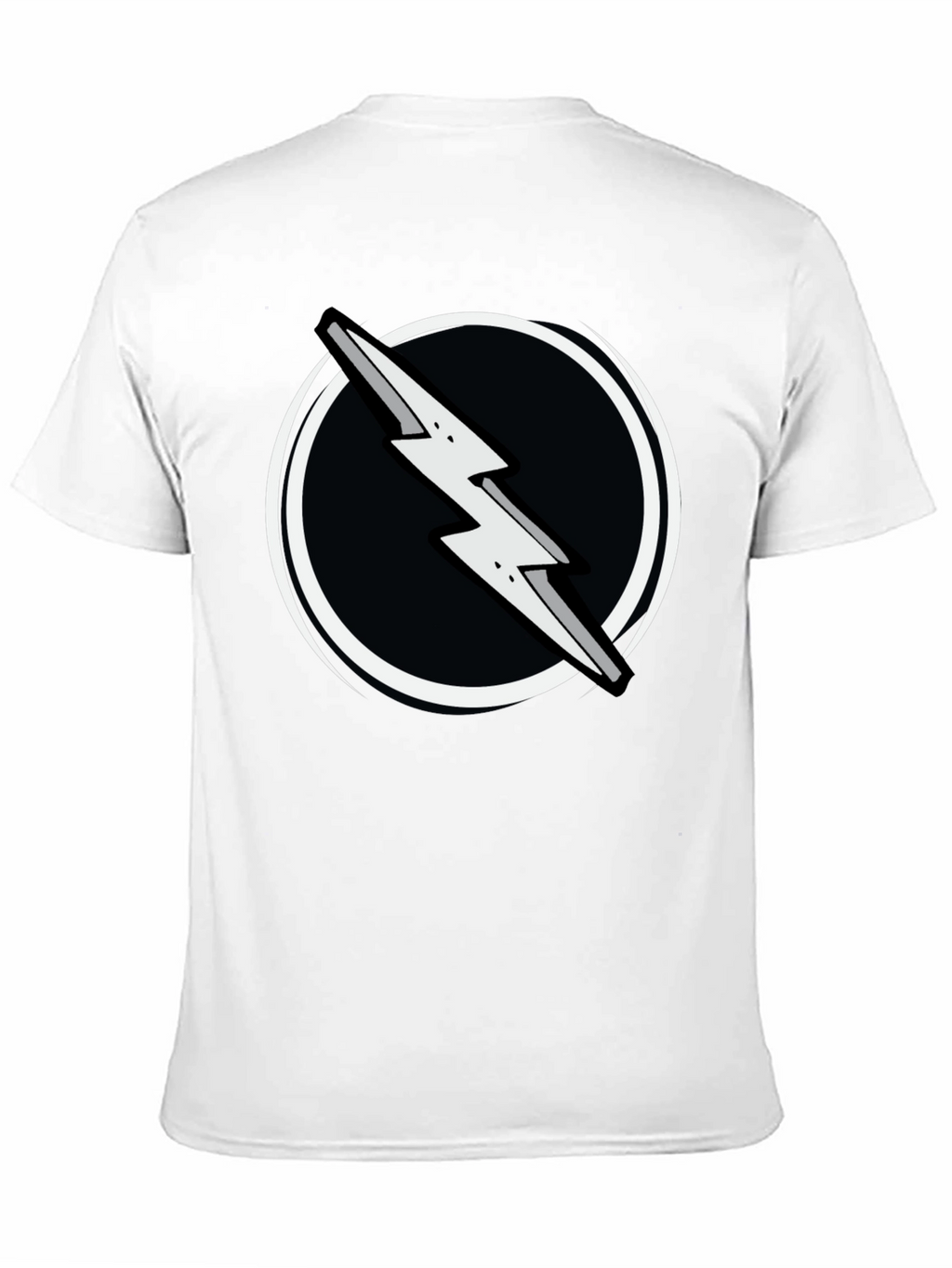 Lightning Bolt Graphic Tee - Black