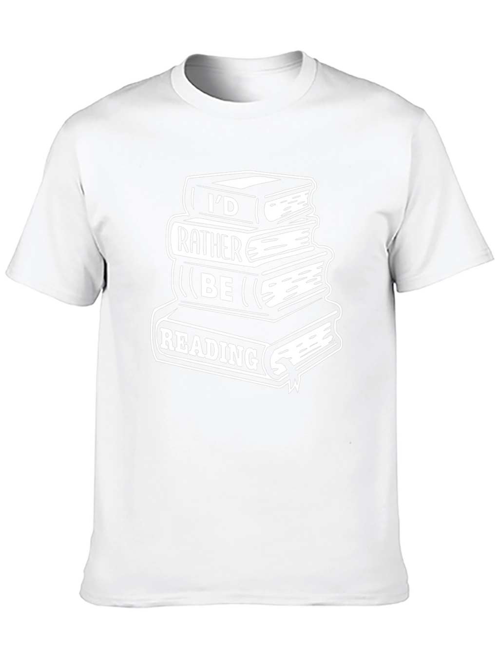Book Lover T-Shirt - Id Rather Be Reading Tee