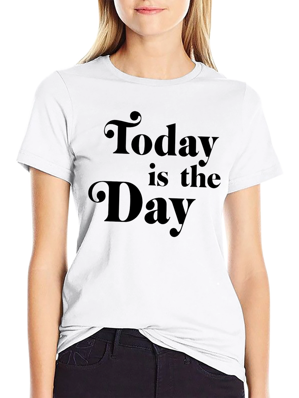 Today Is The Day Black Graphic T-Shirt