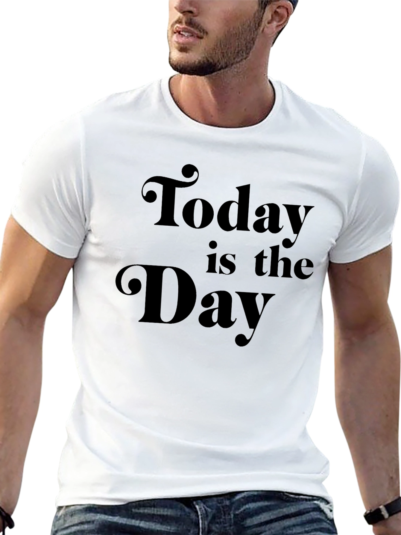 Today Is The Day Black Graphic T-Shirt